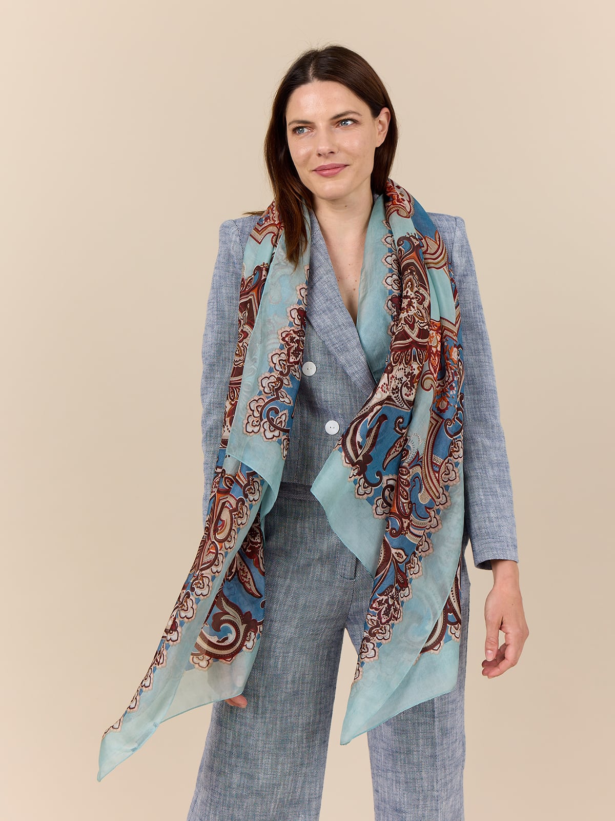 ROYAL PAISLEY Scarf