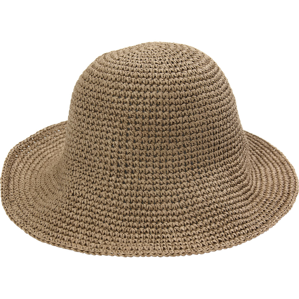 RAFFIA-hatt med stor brem