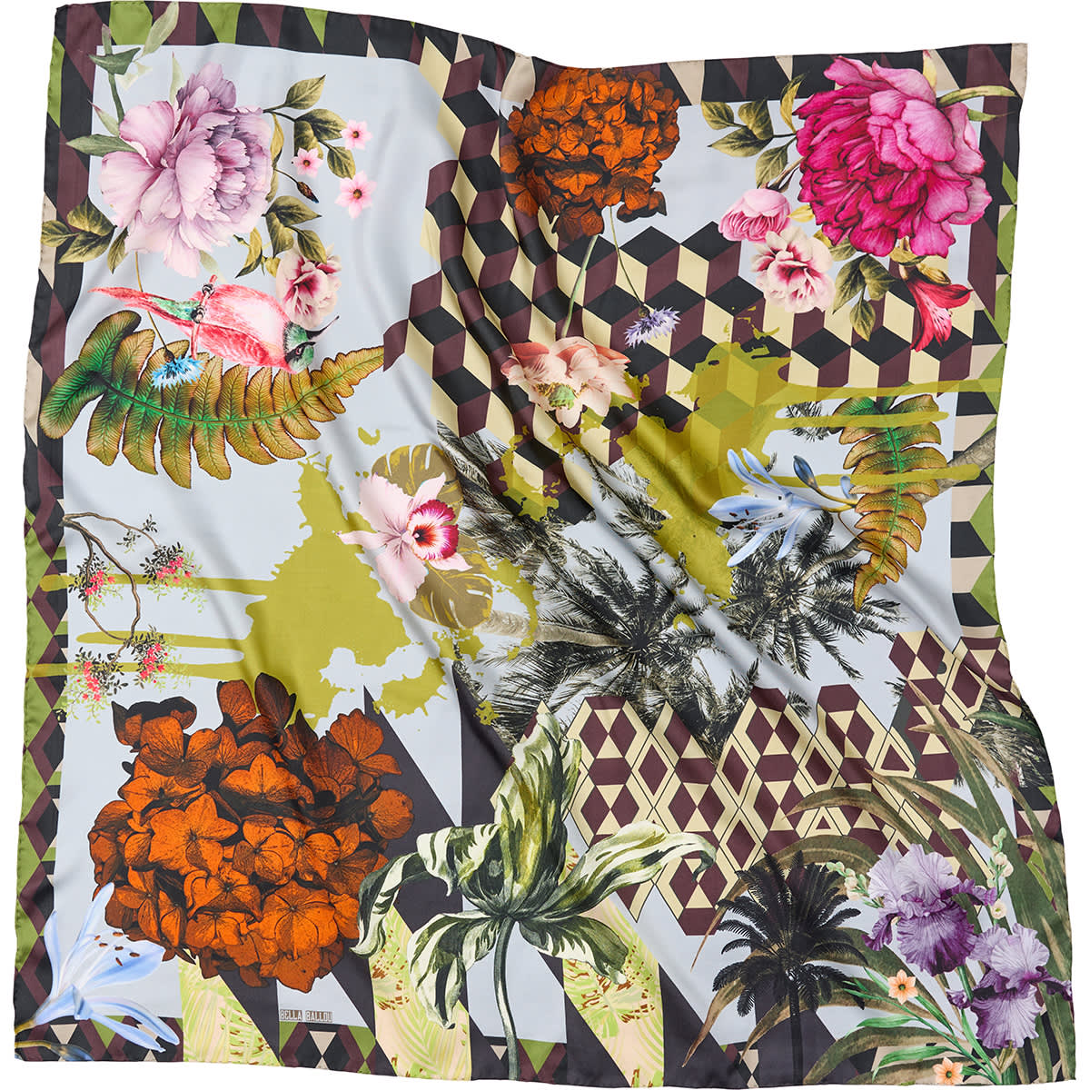 DECOUPAGE Tørklæde