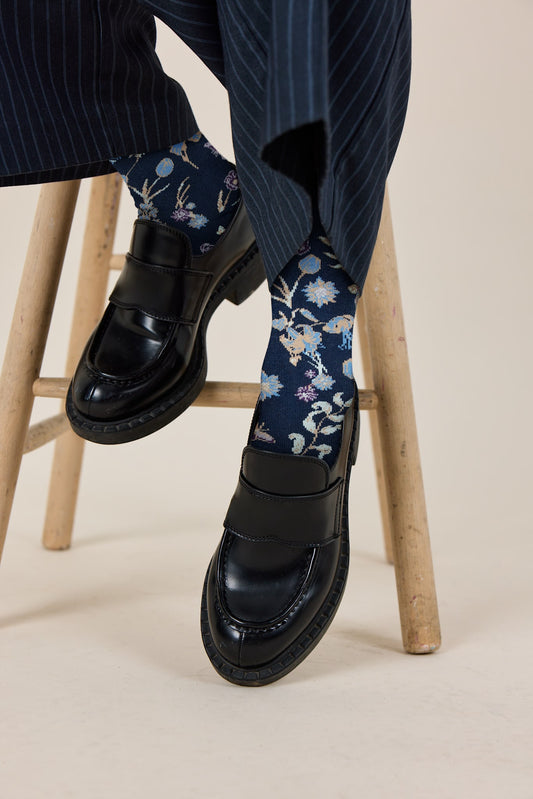 LIVING GARDEN Socken - Dunkelblau