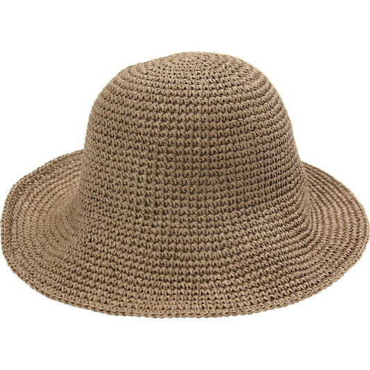 RAFFIA-hatt med stor brem
