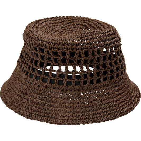 RAFFIA bøttehatt