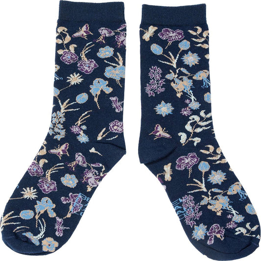 LIVING GARDEN Socken - Dunkelblau
