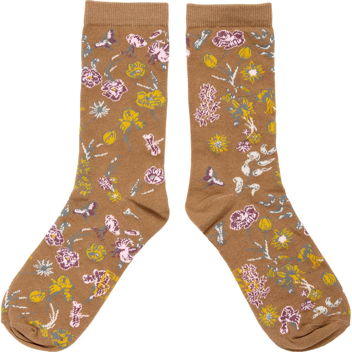 LIVING GARDEN Socken Camel