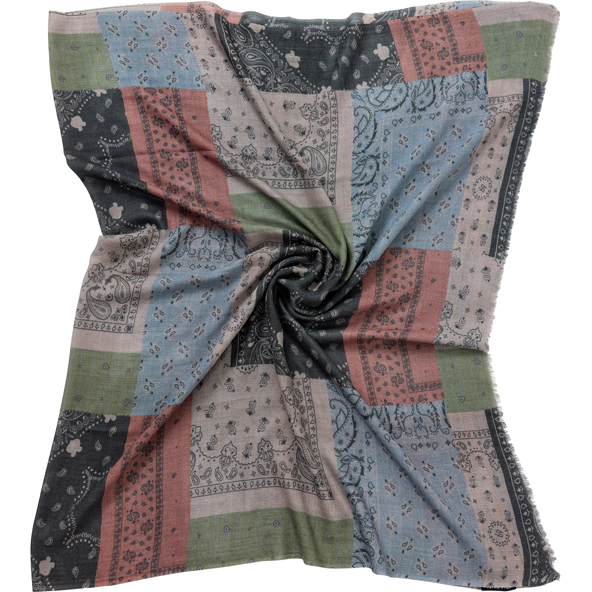 Paisley Patchwork-Schal